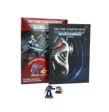 Žurnalas ir dvi plastikinės miniatiūros Getting Started With Warhammer 40,000 (ENG), 40-06