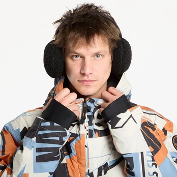 New Era Borg Ear Muffs Black (60758552 Kitos kepurės)