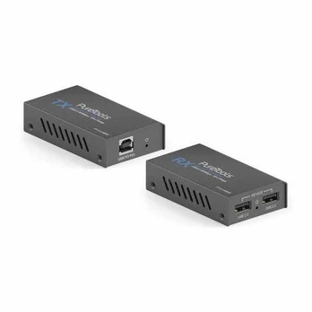 PureTools PT-E-USB50, AV transmitter & receiver, 50 m, Wired, Juodas