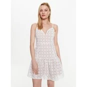 MICHAEL Michael Kors Kasdieninė suknelė MS381N18BK Balta Regular Fit