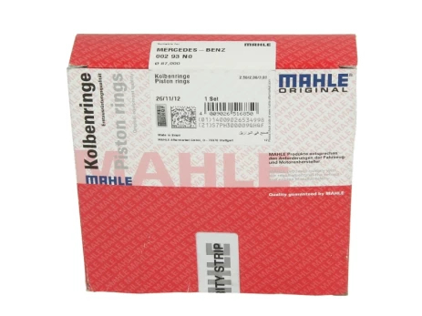 MAHLE 002 93 N0 Piston ring set