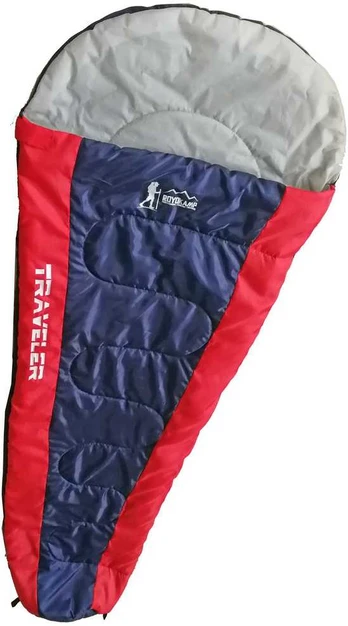 KELIONĖS MIEGmaišis NAVY Raudonas 210X80/50CM ENERO CAMP