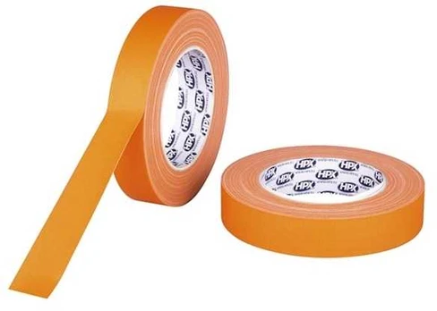 Usorteret Gaffatape fluo oranžinis, 25mm x 25m