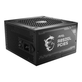 MSI MAG A850GL PCIE5 maitinimo blokas 850 W 20+4 kontaktų ATX ATX juodas