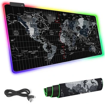 Pelės kilimėlis žaidimams su LED apšvietimu XXL