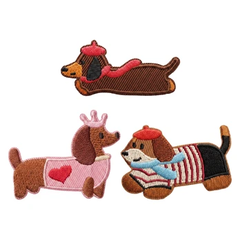 Telforceone Patch dachshund 3pcs set