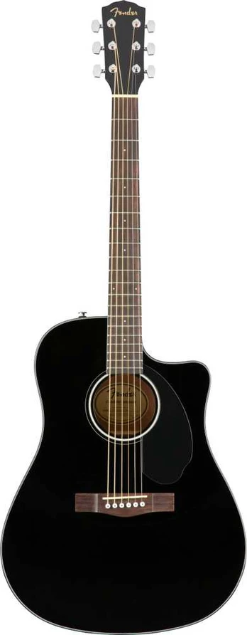 Elektro akustinė gitara Fender CD-60SCE Dread, Juodas WN