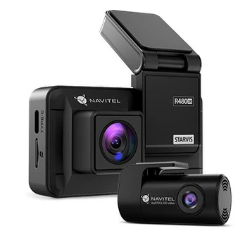 Automobilinis vaizdo registratorius Navitel R480 2K, 2 kameros