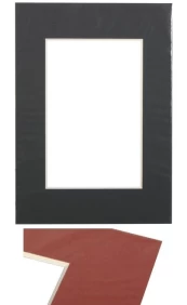 Passepartout 15x21, black kaina
