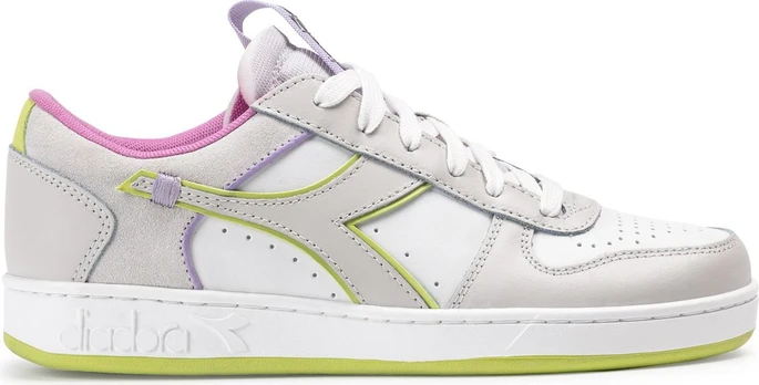 DIADORA Magic Basket Low Label Wn White/Daiquiri Green - 38