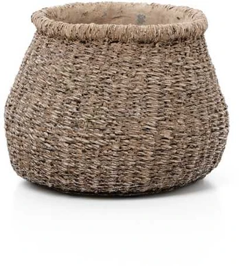 Bazaar Gėlių vazonas 16,7x16,7x13 cm Rudas Betonas