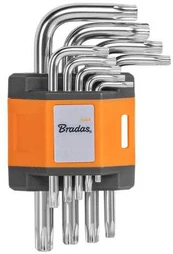 TORX raktų rinkinys 10–50 Bradas, 9 vnt., short
