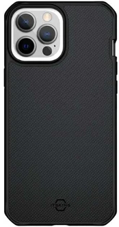 Dėklas ITSKINS HYBRID BALLISTIC cover til iPhone 13 Pro Max / 12 Pro Max®. Sort