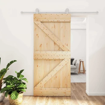Slankios durys Natūrali ir Balta 95 x 210 cm