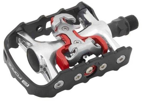 FORCE pedals MTB single-sided, juodas
