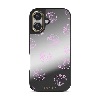 Girl Dinner - iPhone 16 Case, Elite Mirror Dark (MagSafe) / Gold
