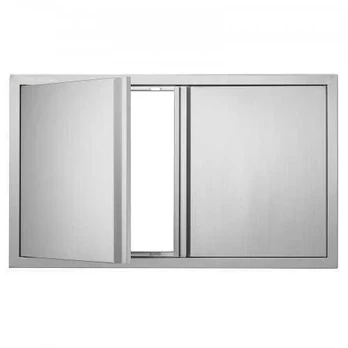 Lauko virtuvės durys griliui 914x534 mm