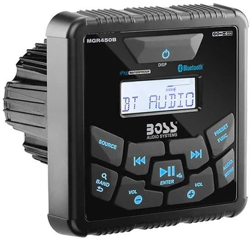 Boss Audio Systems BOSS MGR450B Marine 240W (4 X 60W) audio grotuvas