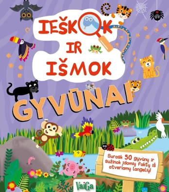 KNYGA Ieškok ir išmok. Gyvūnai