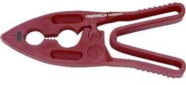 FRIEDRICH Plasklemme LAUS til gummiafdækninger længde 140mm