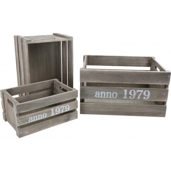 Shabby Chic Wooden Crate
