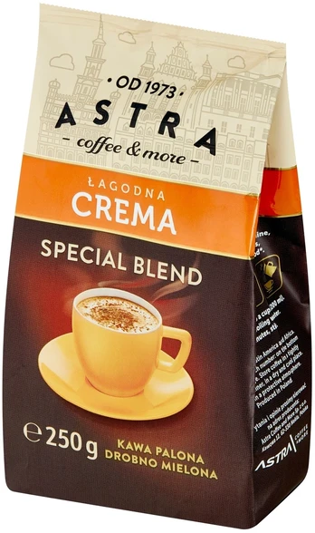 ASTRA Crema švelni malta kava, 250 g