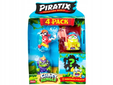 ORBICO *****PIRATIX Crazy Jungle 4pack disp mix 39762