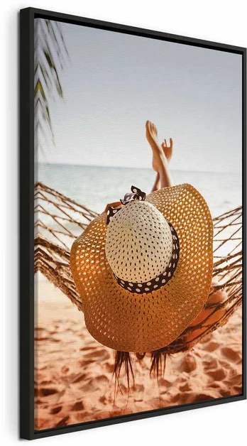 Artgeist Paveikslas - Hammock on the Beach (1 Part) Vertical