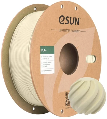 Esun PLA+ 1,75mm BONE Baltas 1kg
