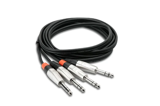 Hosa - Kabelis PRO 2 x TRS 6,35mm - 2 x TRS 3m