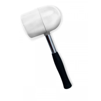 Edma Tiler mallet, spherical and flat face, markless, 250gr