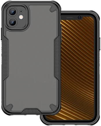 Dėklas iPhone 16 Pro Max - Skaidrus-Juodas