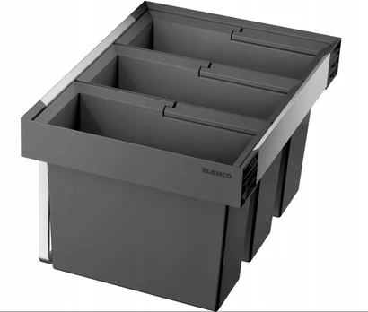 Šiukšlių rūšiavimo sistema stalčiui 45l Blanco Flexon Ii Low 60/3