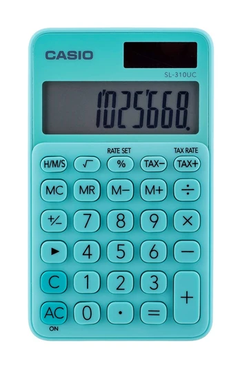 „Casio“ skaičiuotuvas (SL-310UC-GN-S)