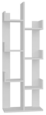Lentyna Kalune Design Luisa 322RTC1106, balta, 50 cm x 22 cm x 137 cm