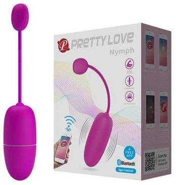LYBAILE Pretty Love Nymph bullet vibration Mobile APP remote control Violetinė