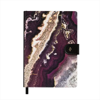 Purple Skies - Marble Notebook, A5 (14.8 x 21cm) / Lined