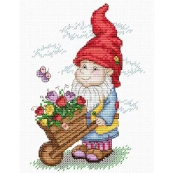 Dwarf in Red Hat SM-134 - Siuvinėjimo rinkinys