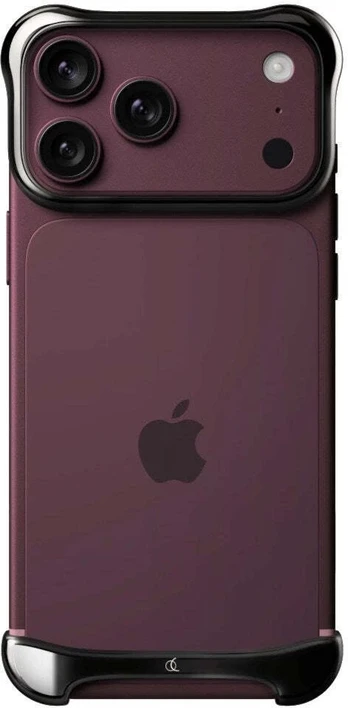 Arc Pulse - titanový ochranný rám na iPhone 18 Pro, onyxově černý