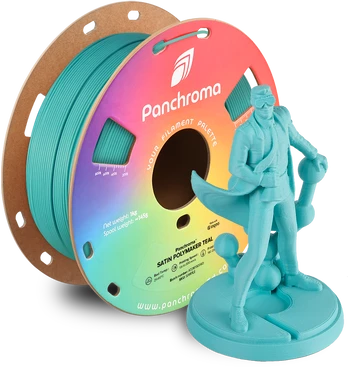 Panchroma™ PLA Satin 1.75 mm 1kg - Satin Polymaker Teal