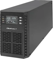 Qoltec UPS 2kVA, 2000W, PF 1.0 LCD, EPO, USB, On line kaina