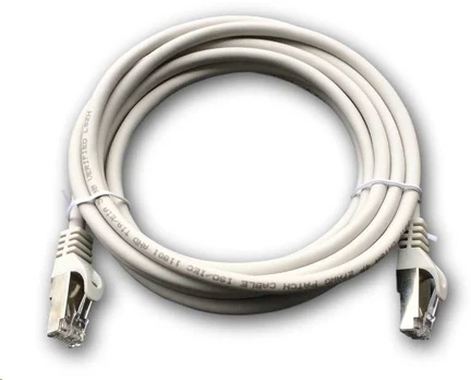 Ostatní DATACOM Patch cord S/FTP CAT6A 3m pilkas