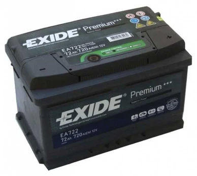 Akumuliatorius EXIDE 72 Ah 720 A EN 12V