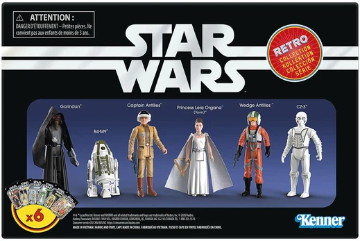 Hasbro Star Wars: A New Hope Retro Collection set 6 figures 9,5cm