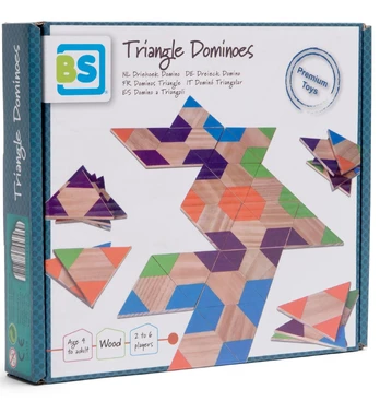 Stalo žaidimas BS Toys Triangle Domino GA319