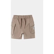 NAME IT Medžiaginiai šortai Dylan 13228567 Smėlio Regular Fit