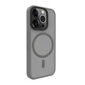 Evelatus iPhone 15 Pro Hybird dėklas su Magsafe PC+TPU Apple Silver