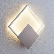 LED sieninis šviestuvas "Anays", kampinis, 32 cm