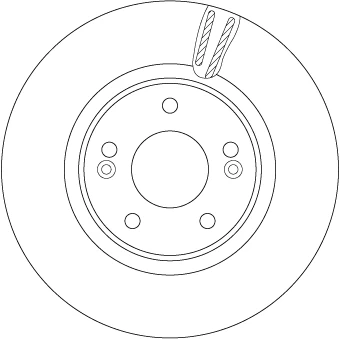 TRW DF6497S Brake Disc