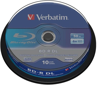 Verbatim 43746 neįrašytas „Blu-Ray“ diskas BD-R 50 GB 10 vnt